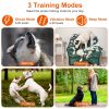 Electric Remote Training Collar IP67 Waterproof Rechargeable Dog Training System with Light Beep Vibration Shock 2624FT Range Fit for All Dogs 10-150L