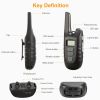 Dog Training Collar IP67 Waterproof Rechargeable Dog Shock Collar w/ 1640FT Remote Range Beep Vibration Shock 3 Training Modes