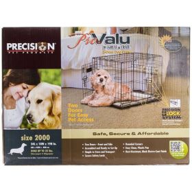 Precision Pet Pro Value by Great Crate (Option: 2 Door Crate  Model 2000)