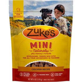 Zukes Mini Naturals Dog Treat (Option: Roasted Chicken Recipe - 6oz)