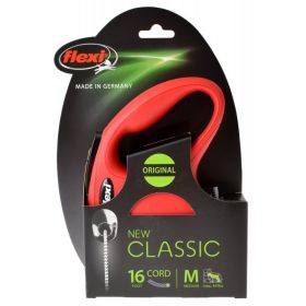 Flexi New Classic Retractable Cord Leash Red (Option: Medium)