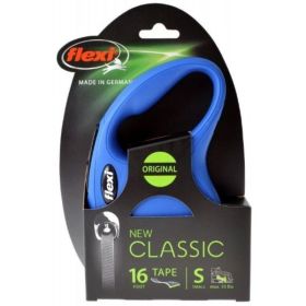 Flexi New Classic Retractable Tape Leash Blue (Option: Small)