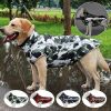 Winter windproof dog warm clothing; dog jacket; dog reflective clothes